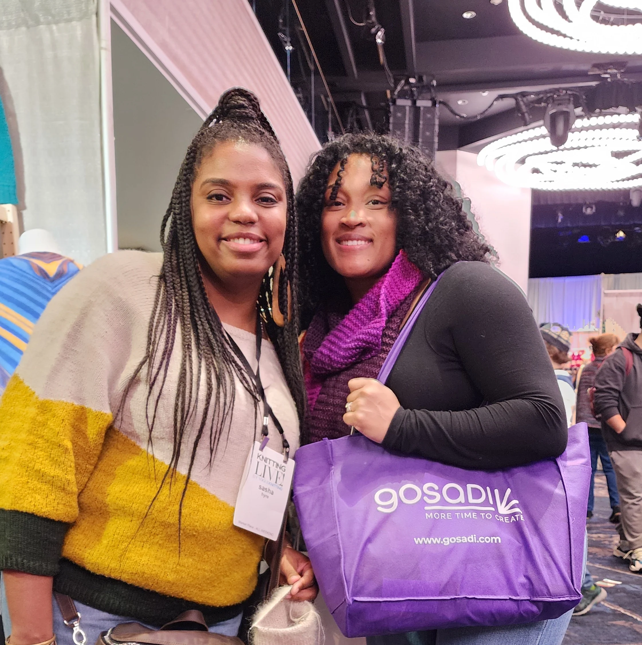 NaKeisha Takes On Vogue Knitting Live!