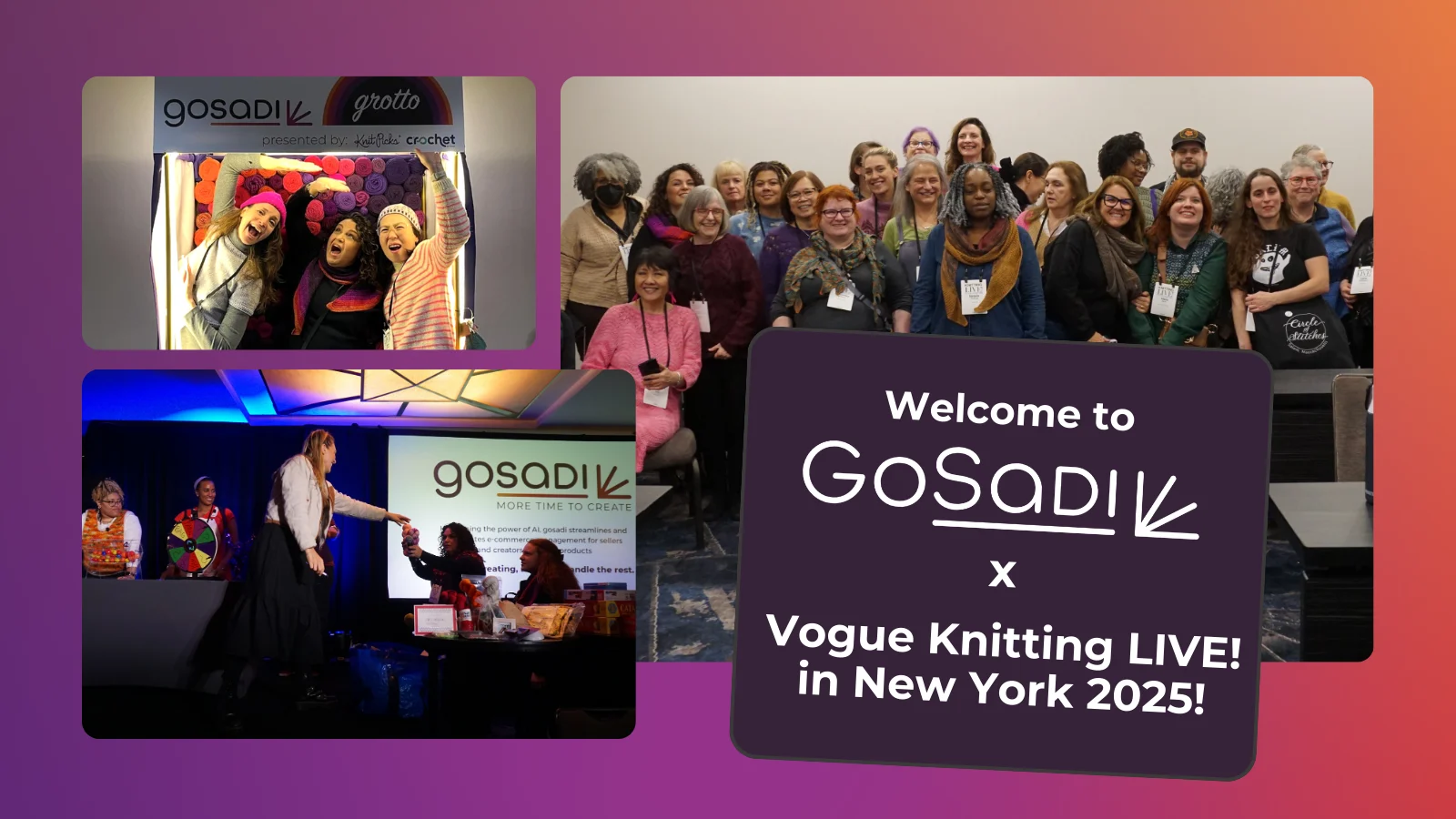 GoSadi x Vogue Knitting LIVE! in NYC 2025